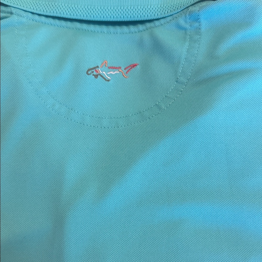 Greg Norman Collection Turquoise Polo Shirt - Picture 4 of 4